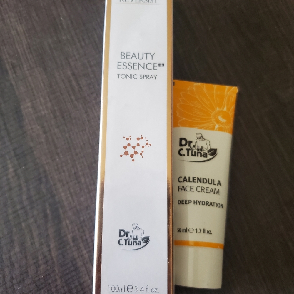 Farmasi Dr. C. Tuna Beauty Essence Tonic Spray and Calendula Face Cream